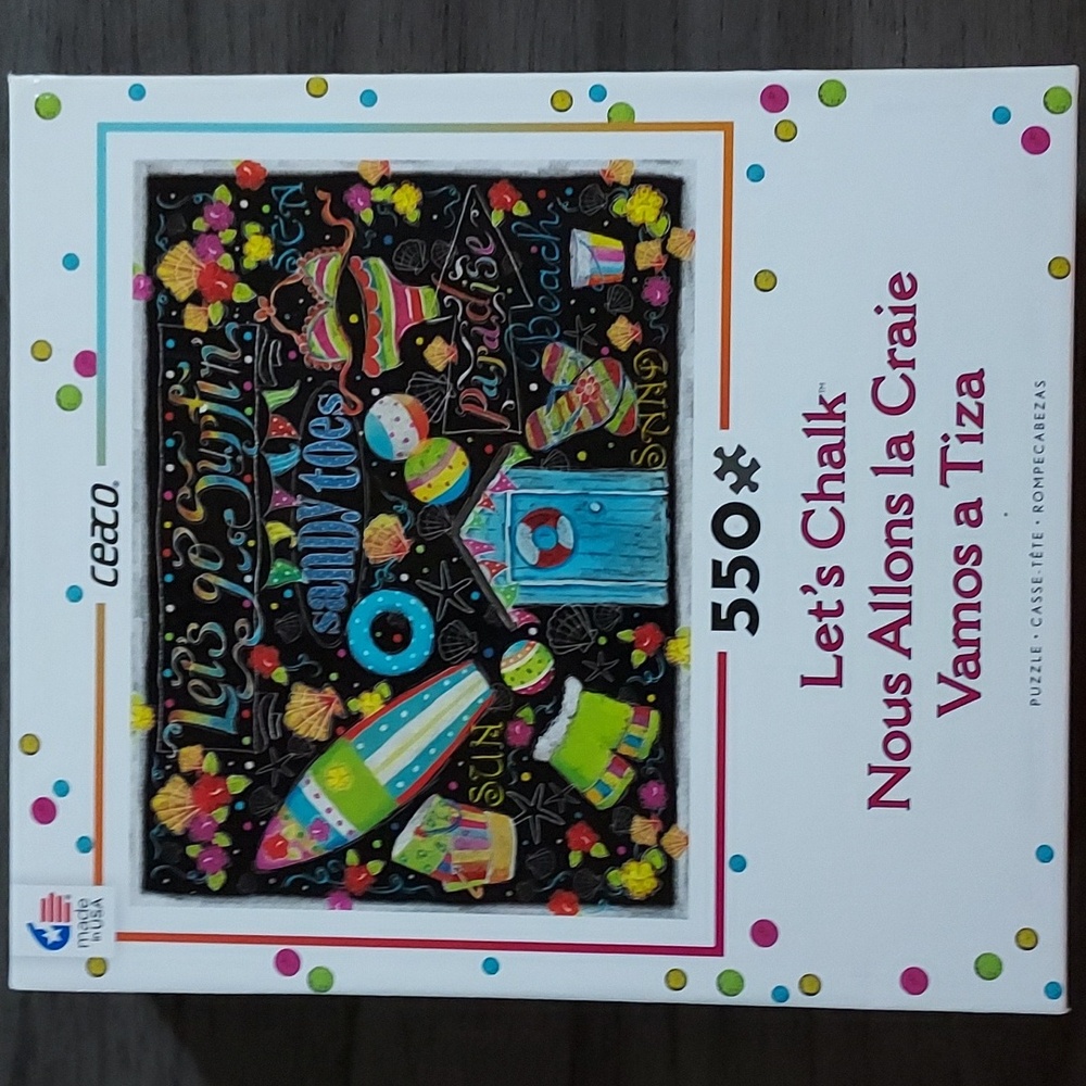 Ceaco Puzzle 550 pieces Lets Chalk